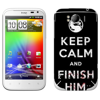   «Keep calm and Finish him Mortal Kombat»   HTC Sensation XL