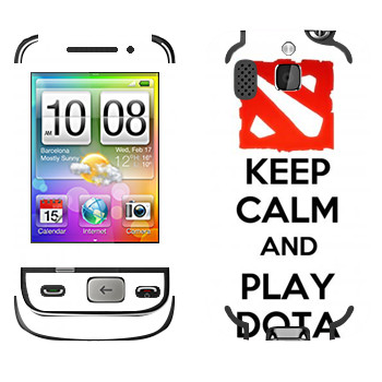   «Keep calm and Play DOTA»   HTC Smart