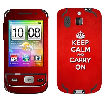   «Keep calm and carry on - »   HTC Smart