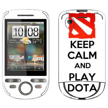   «Keep calm and Play DOTA»   HTC Tattoo Click