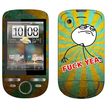   «Fuck yea»   HTC Tattoo Click