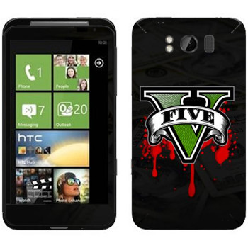   «GTA 5 - logo blood»   HTC Titan