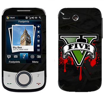   «GTA 5 - logo blood»   HTC Touch Cruise II