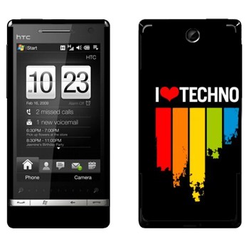   «I love techno»   HTC Touch Diamond 2