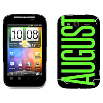   «August»   HTC Wildfire S