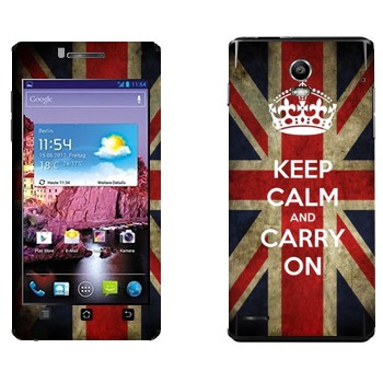   «Keep calm and carry on»   Huawei Ascend P1 XL