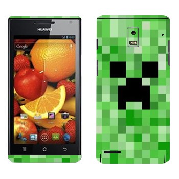   «Creeper face - Minecraft»   Huawei Ascend P1