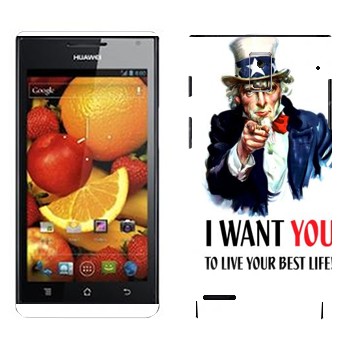   « : I want you!»   Huawei Ascend P1