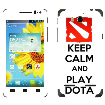   «Keep calm and Play DOTA»   Huawei Honor 2