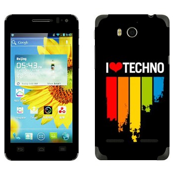   «I love techno»   Huawei Honor 2