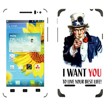   « : I want you!»   Huawei Honor 2