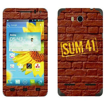   «- Sum 41»   Huawei Honor 2
