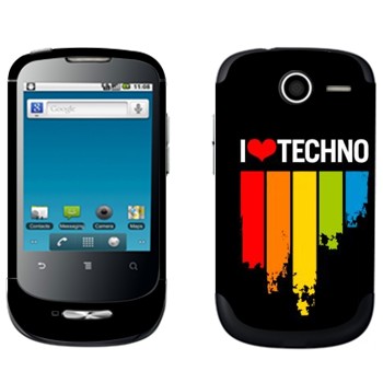   «I love techno»   Huawei Ideos X1