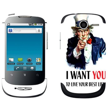   « : I want you!»   Huawei Ideos X1
