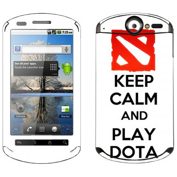   «Keep calm and Play DOTA»   Huawei Ideos X5