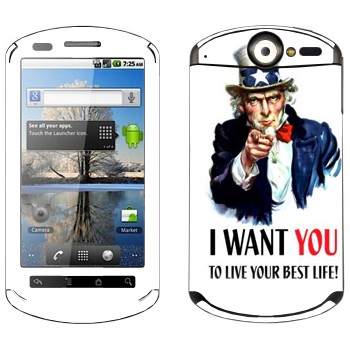   « : I want you!»   Huawei Ideos X5