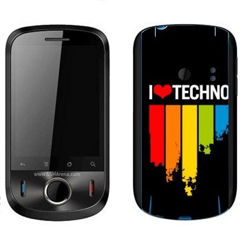   «I love techno»   Huawei Ideos