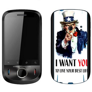   « : I want you!»   Huawei Ideos