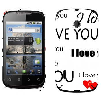   «I Love You -   »   Huawei Sonic