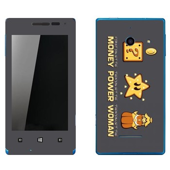   «Super Mario : Money, power, woman»   Huawei W1 Ascend