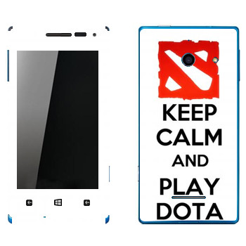   «Keep calm and Play DOTA»   Huawei W1 Ascend