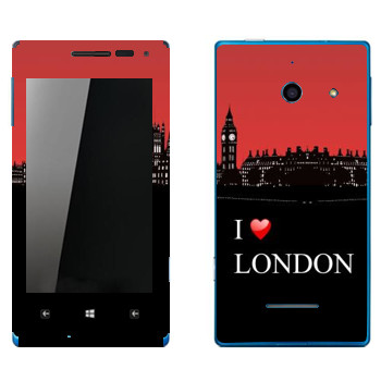   «I love London»   Huawei W1 Ascend