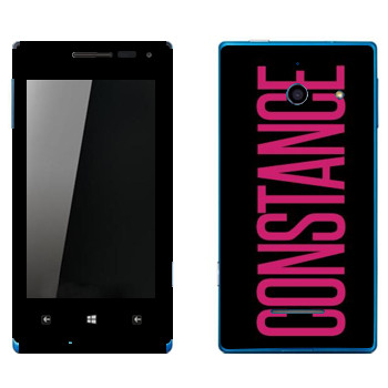   «Constance»   Huawei W1 Ascend