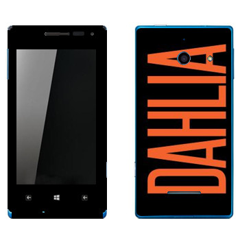  «Dahlia»   Huawei W1 Ascend