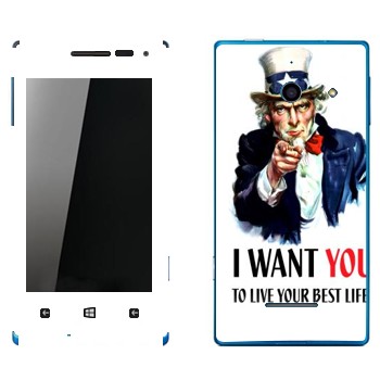   « : I want you!»   Huawei W1 Ascend