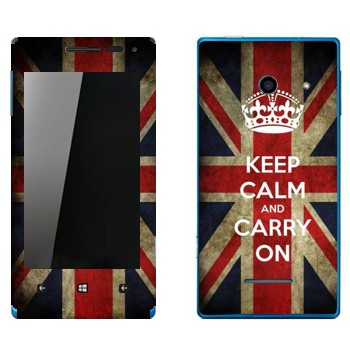   «Keep calm and carry on»   Huawei W1 Ascend