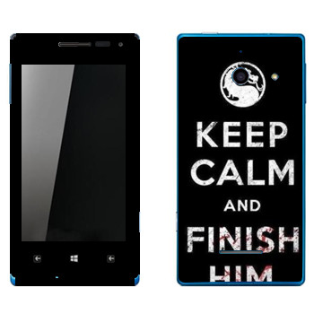   «Keep calm and Finish him Mortal Kombat»   Huawei W1 Ascend