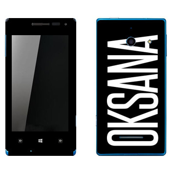   «Oksana»   Huawei W1 Ascend