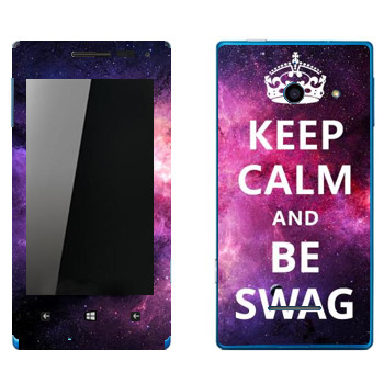   «Keep Calm and be SWAG»   Huawei W1 Ascend