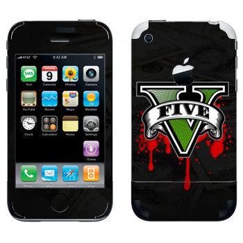   «GTA 5 - logo blood»   Apple iPhone 2G