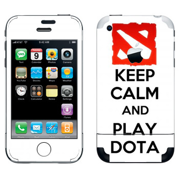   «Keep calm and Play DOTA»   Apple iPhone 2G