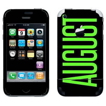   «August»   Apple iPhone 2G
