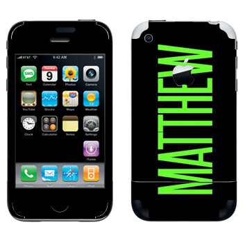   «Matthew»   Apple iPhone 2G