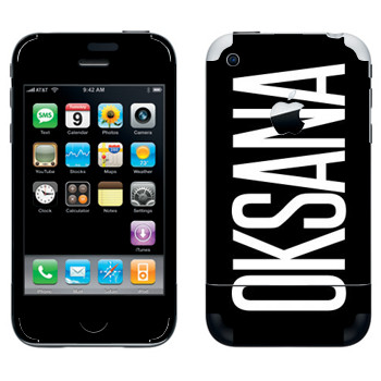   «Oksana»   Apple iPhone 2G
