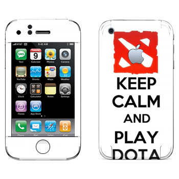   «Keep calm and Play DOTA»   Apple iPhone 3G