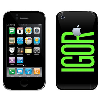  «Igor»   Apple iPhone 3G