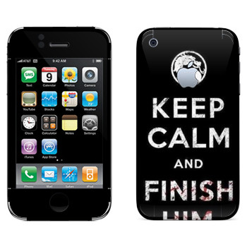   «Keep calm and Finish him Mortal Kombat»   Apple iPhone 3G