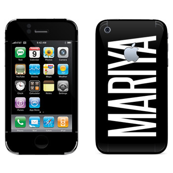   «Mariya»   Apple iPhone 3G