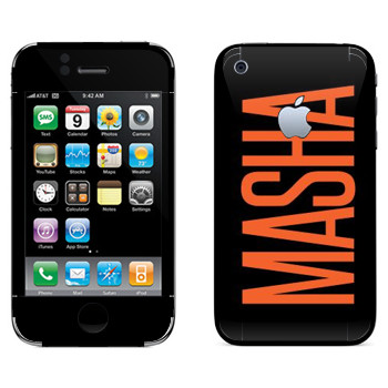   «Masha»   Apple iPhone 3G