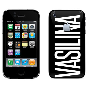   «Vasilina»   Apple iPhone 3G