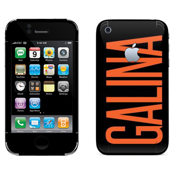   «Galina»   Apple iPhone 3GS