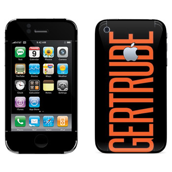   «Gertrude»   Apple iPhone 3GS