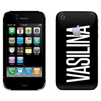   «Vasilina»   Apple iPhone 3GS