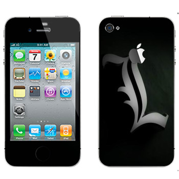   «Death Note - L»   Apple iPhone 4
