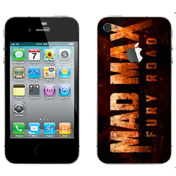   «Mad Max: Fury Road logo»   Apple iPhone 4