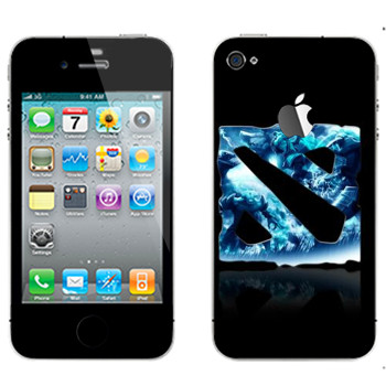   «Dota logo blue»   Apple iPhone 4